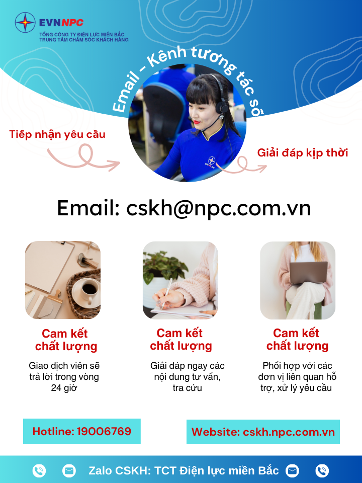 Zalo CSKH TCT Điện lực miền Bắc