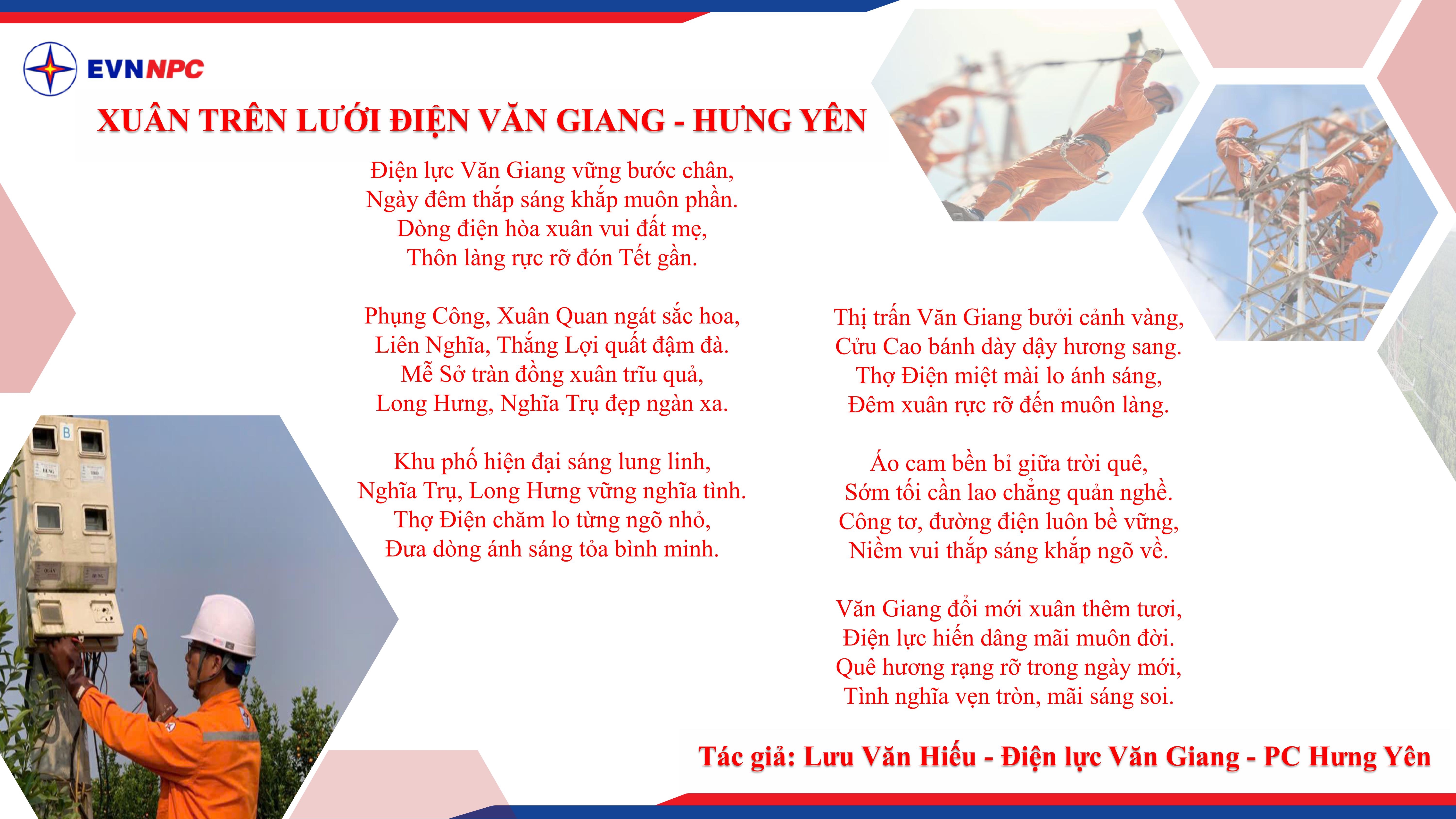 Xuân trên lưới điện