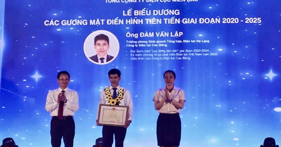 Anh Đàm Văn Lập - Tấm gương tận tâm của Điện lực Hạ Lang