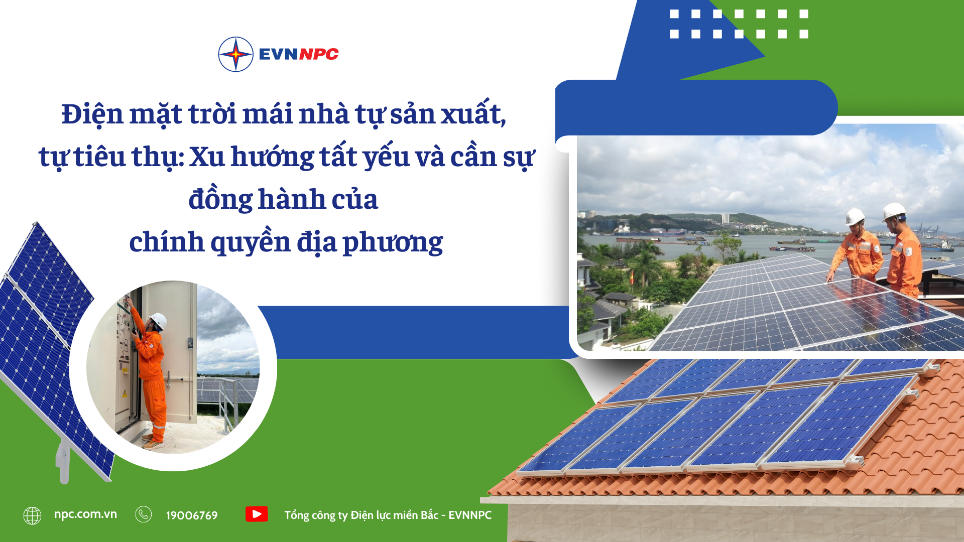 White Green And Blue Modern Solar Energy Company Presentation