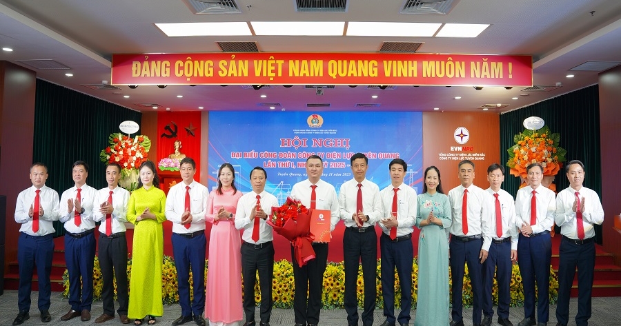 Tổ chức thành công Hội nghị đại biểu Công đoàn Công ty Điện lực Tuyên Quang lần thứ I, nhiệm kỳ 2025-2030