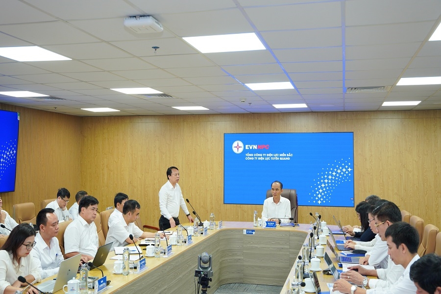 Doan cong tac EVNNPC lam viec voi PCTQ 2