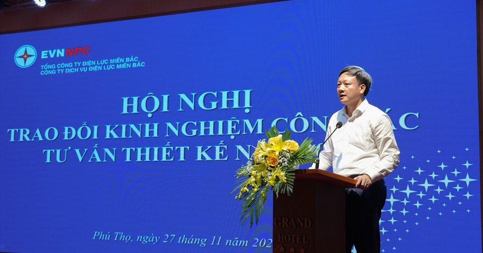 Công ty Dịch vụ Điện lực miền Bắc tổ chức hội nghị tổng kết công tác Tư vấn thiết kế năm 2025 và định hướng nhiệm vụ năm 2026.