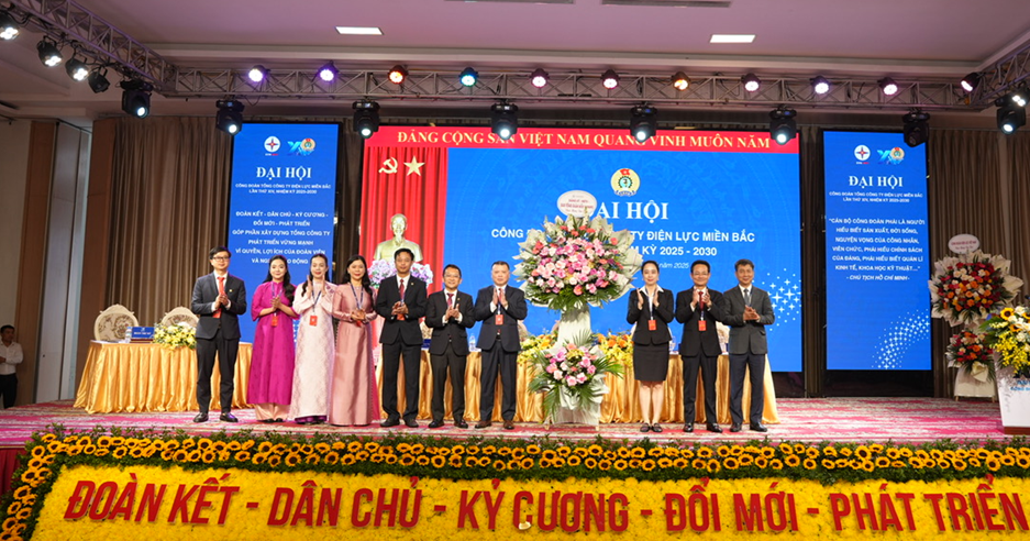 Công đoàn Tổng công ty Điện lực miền Bắc quyết tâm hoàn thành các nhiệm vụ trọng tâm trong nhiệm kỳ 2025-2030