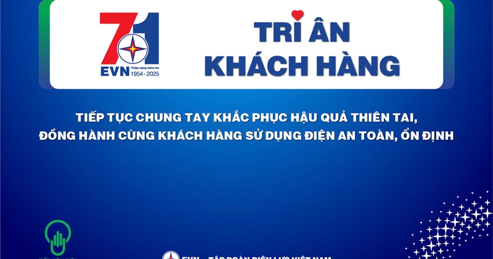 Bộ nhận diện chương trình Tháng tri ân khách hàng năm 2025