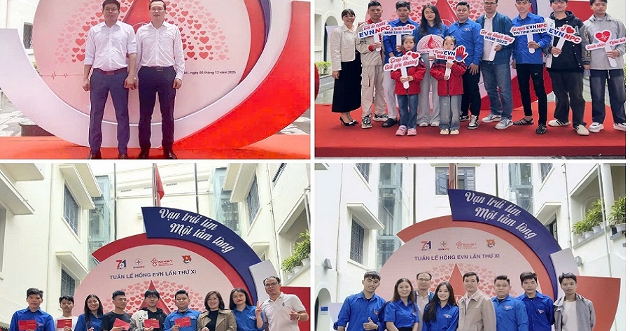 Trường Cao đẳng Điện lực miền Bắc tích cực hưởng ứng Tuần lễ hồng EVN lần thứ XI