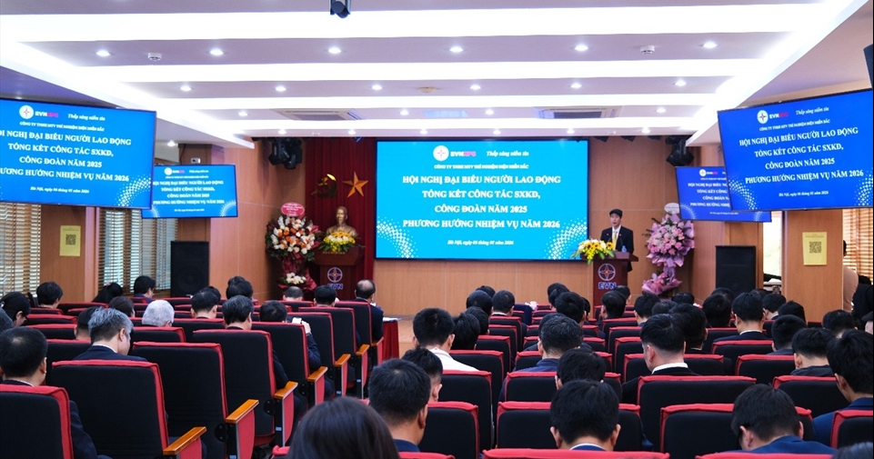 NPCETC tổ chức Hội nghị đại biểu Người lao động, tổng kết công tác sản xuất và công đoàn năm 2025, triển khai nhiệm vụ năm 2026