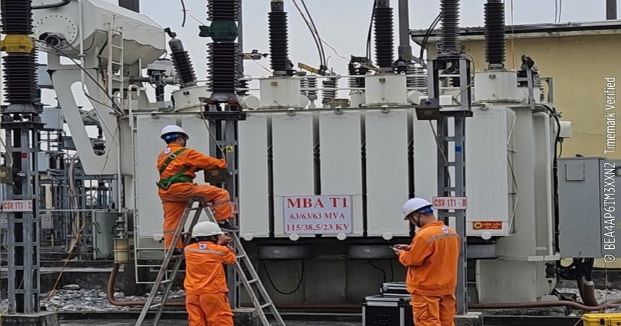 Xí nghiệp Lưới điện cao thế Ninh Bình triển khai thí nghiệm định kỳ, CBM cấp độ 2, cấp độ 3 năm 2026
