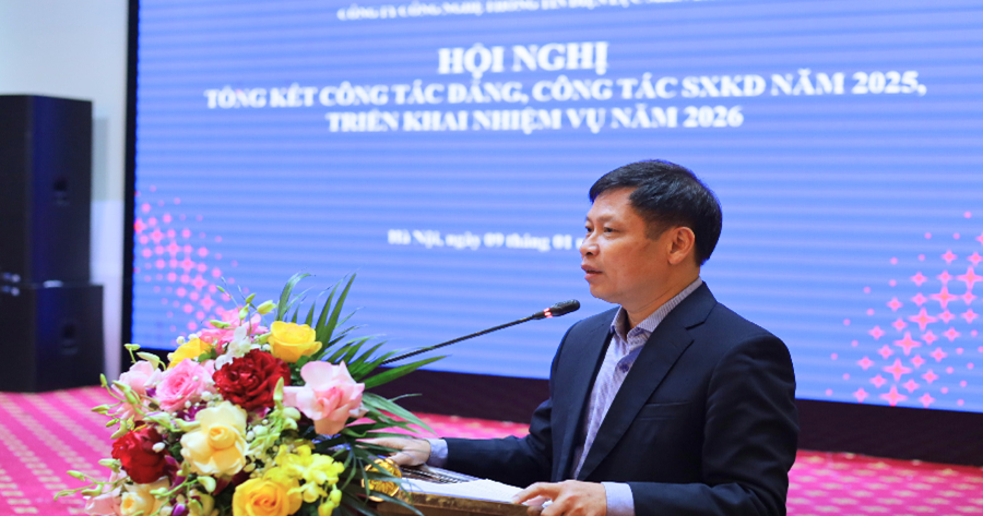 Công ty Công nghệ thông tin Điện lực miền Bắc tổ chức Hội nghị tổng kết sản xuất kinh doanh năm 2025 và triển khai nhiệm vụ năm 2026