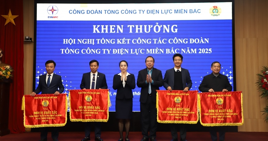 Công đoàn EVNNPC tổ chức Hội nghị tổng kết công đoàn 2025 - triển khai nhiệm vụ 2026