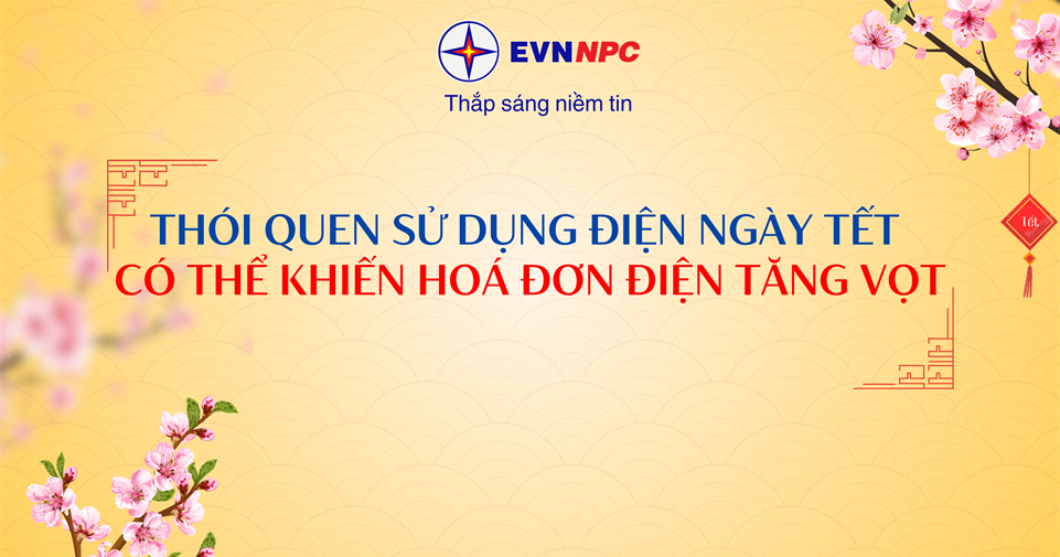 Chủ động sử dụng điện hiệu quả để tránh hóa đơn tăng cao vào dịp Tết