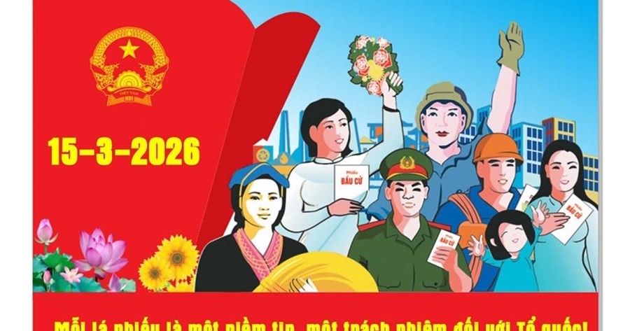 Công đoàn EVNNPC đẩy mạnh tuyên truyền bầu cử đại biểu Quốc hội khóa XVI và HĐND các cấp nhiệm kỳ 2026-2031