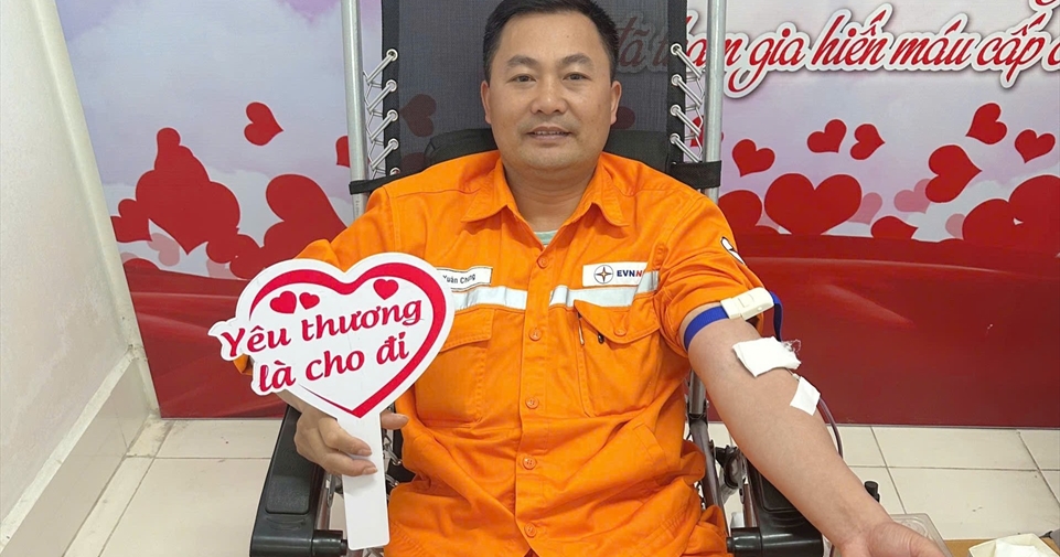 Xí nghiệp Dịch vụ Điện lực Cao Bằng: Lan tỏa nghĩa cử cao đẹp “Một giọt máu cho đi - Một cuộc đời ở lại”