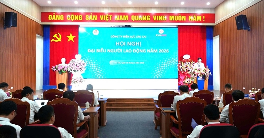 Hội nghị đại biểu người lao động Công ty Điện lực Lào Cai năm 2026
