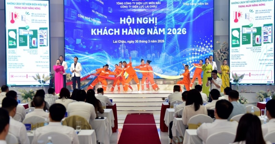 Công ty Điện lực Lai Châu tổ chức hội nghị khách hàng năm 2026