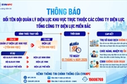 EVNNPC thực hiện điều chỉnh tên gọi các Đội Quản lý điện lực khu vực trực thuộc các Công ty Điện lực