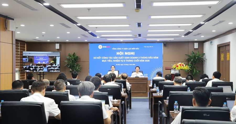 EVNNPC sơ kết Quý I/2026: Chủ động kịch bản, quyết liệt vượt thách thức bảo đảm cung ứng điện