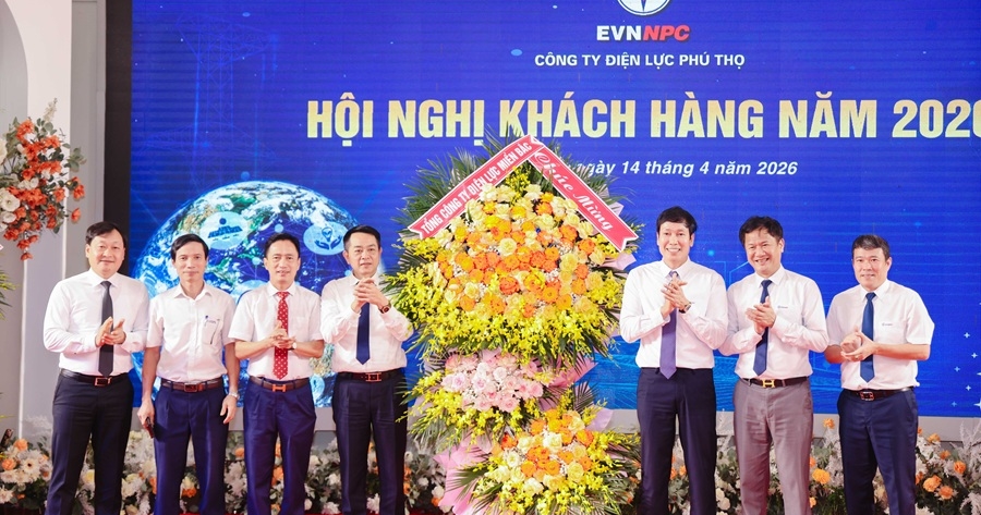 Hội nghị khách hàng Công ty Điện lực Phú Thọ năm 2026: Tăng cường kết nối, nâng cao chất lượng dịch vụ