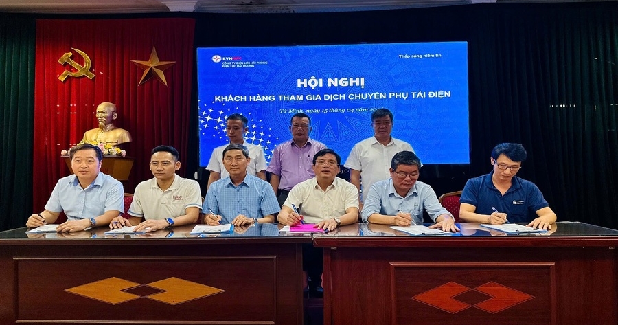 Điện lực Hải Dương - Công ty Điện lực Hải Phòng tổ chức Hội nghị khách hàng tham gia dịch chuyển phụ tải điện năm 2026