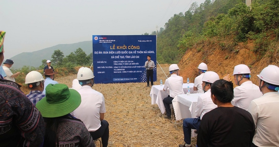Khởi công công trình cấp điện thôn Nả Háng: Thắp sáng “vùng lõm điện”, mở lối phát triển bền vững