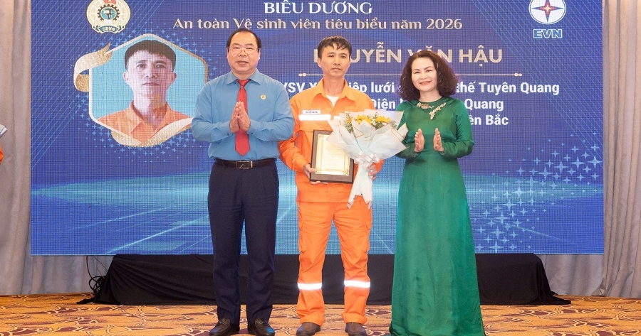 Anh Nguyễn Văn Hậu: Tấm gương An toàn vệ sinh viên giỏi tiêu biểu ngành Điện năm 2026