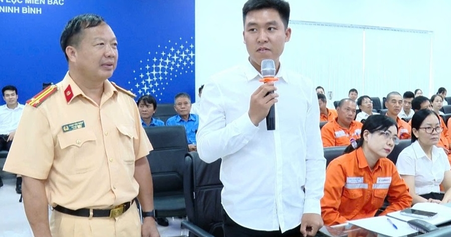 Công ty Điện lực Ninh Bình: Nâng cao ý thức, lan tỏa văn hóa giao thông an toàn cho gần 2.700 người lao động
