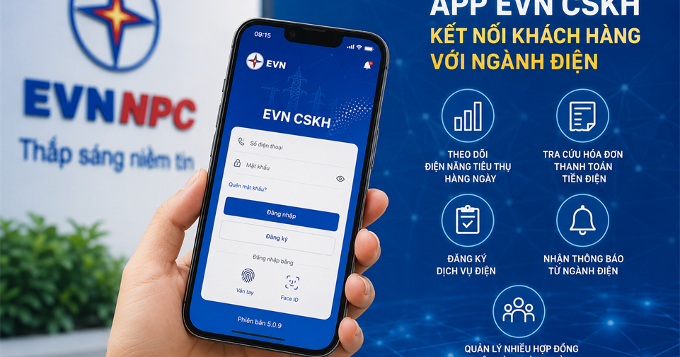 EVNNPC dẫn đầu EVN về triển khai hỗ trợ, vận động khách hàng cài đặt, sử dụng App EVN CSKH