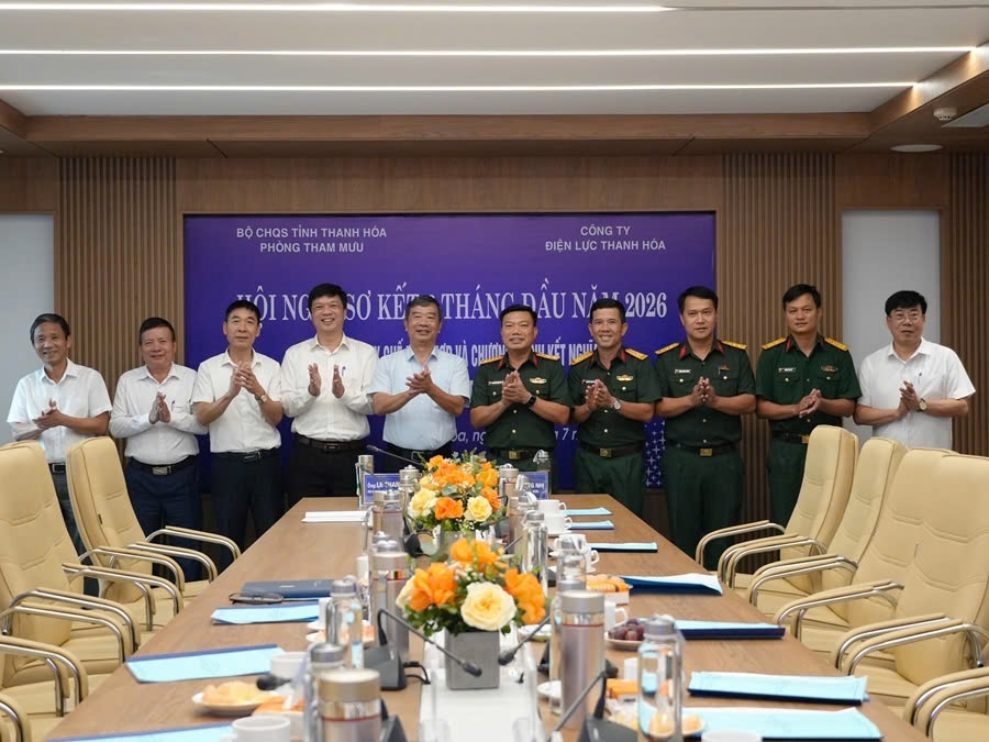 Phát huy hiệu quả Quy chế phối hợp giữa Công ty Điện lực Thanh Hóa và Bộ Chỉ huy Quân sự tỉnh Thanh Hóa