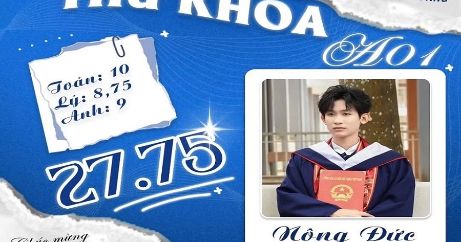 Từ mái ấm ngành Điện đến thủ khoa khối A01 tỉnh Cao Bằng
