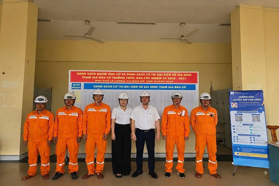 CTĐL Quảng Ninh đồng loạt ra quân tuyên truyền App EVN CSKH vào ngày bầu cử Trưởng Khu phố nhiệm kỳ 2026-2031