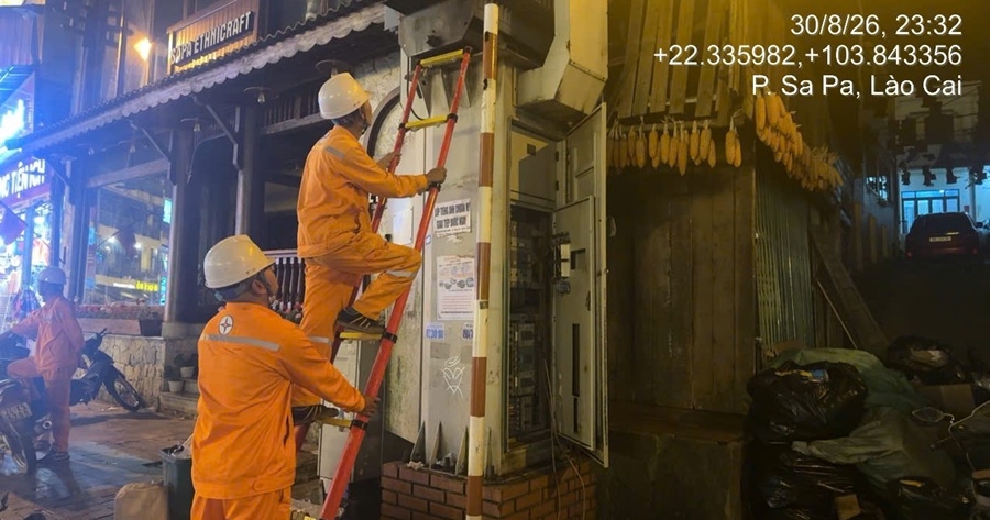 Gần 600.000 kWh điện mỗi ngày, Điện lực Sa Pa chủ động giữ điện mùa cao điểm du lịch