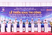 EVNNPC: Khởi công hai dự án 110kV phục vụ phát triển công nghiệp Thái Nguyên.