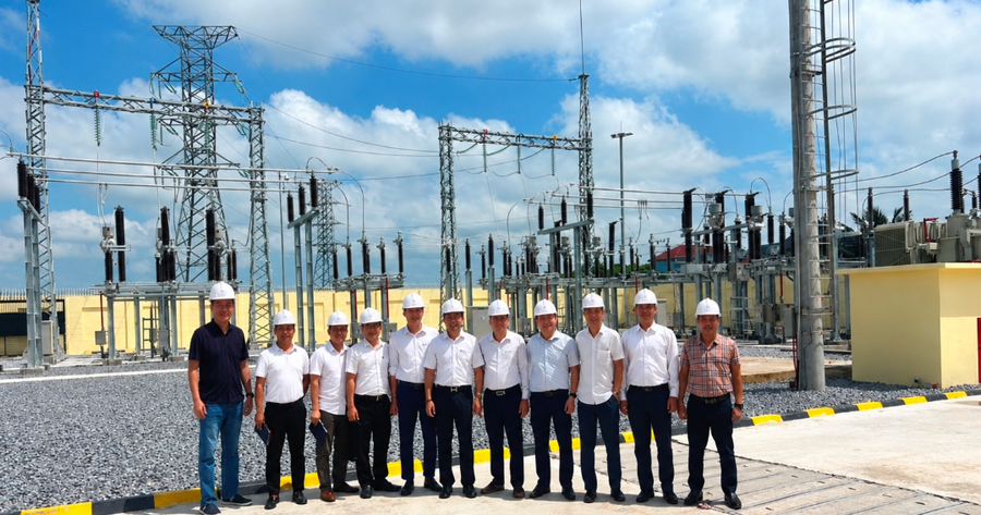 Vượt khó về đích: BA2 đóng điện thành công Máy biến áp T1 63MVA  thuộc Dự án Đường dây và TBA 110kV TP Hưng Yên 2