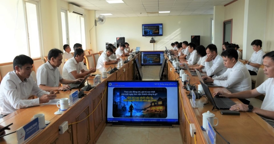 An toàn để về nhà - thông điệp từ mỗi người lao động trong Công ty Điện lực Lai Châu