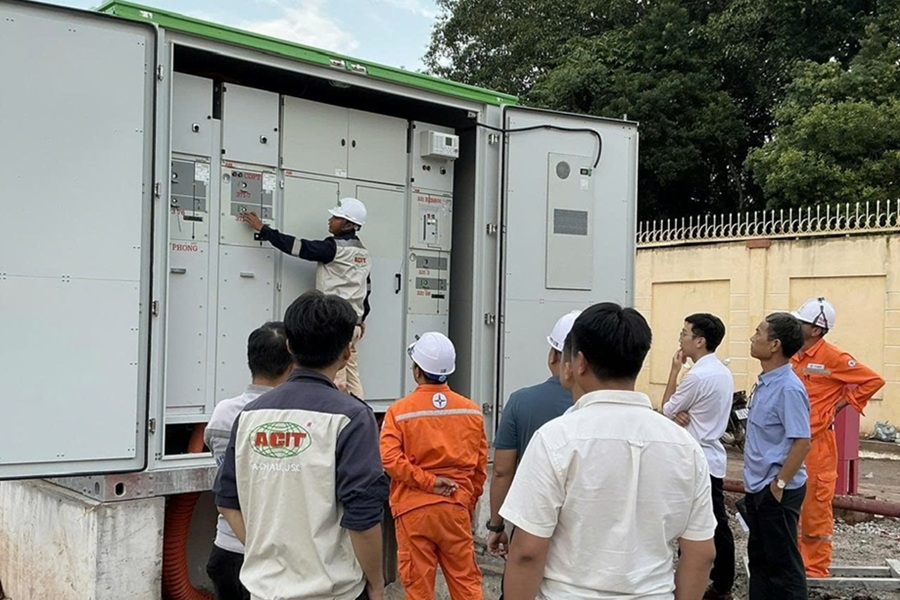 Ban Quản lý dự án Xây dựng điện miền Bắc hoàn thành đóng điện 05 dự án Lắp đặt hệ thống pin lưu trữ năng lượng (BESS) tại các trạm biến áp 110kV thuộc tỉnh Lạng Sơn