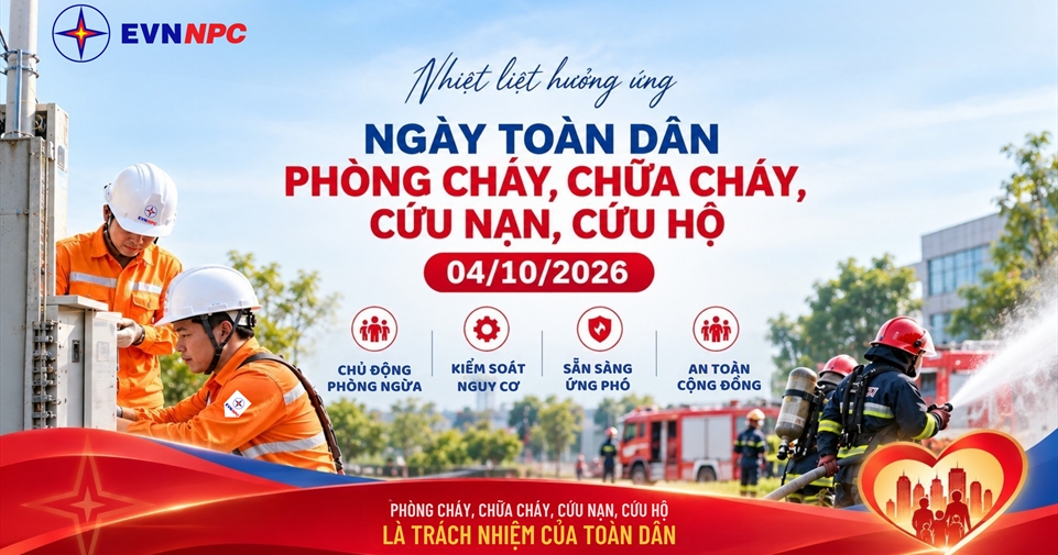 EVNNPC: An toàn điện – mắt xích quan trọng trong phòng ngừa cháy, nổ