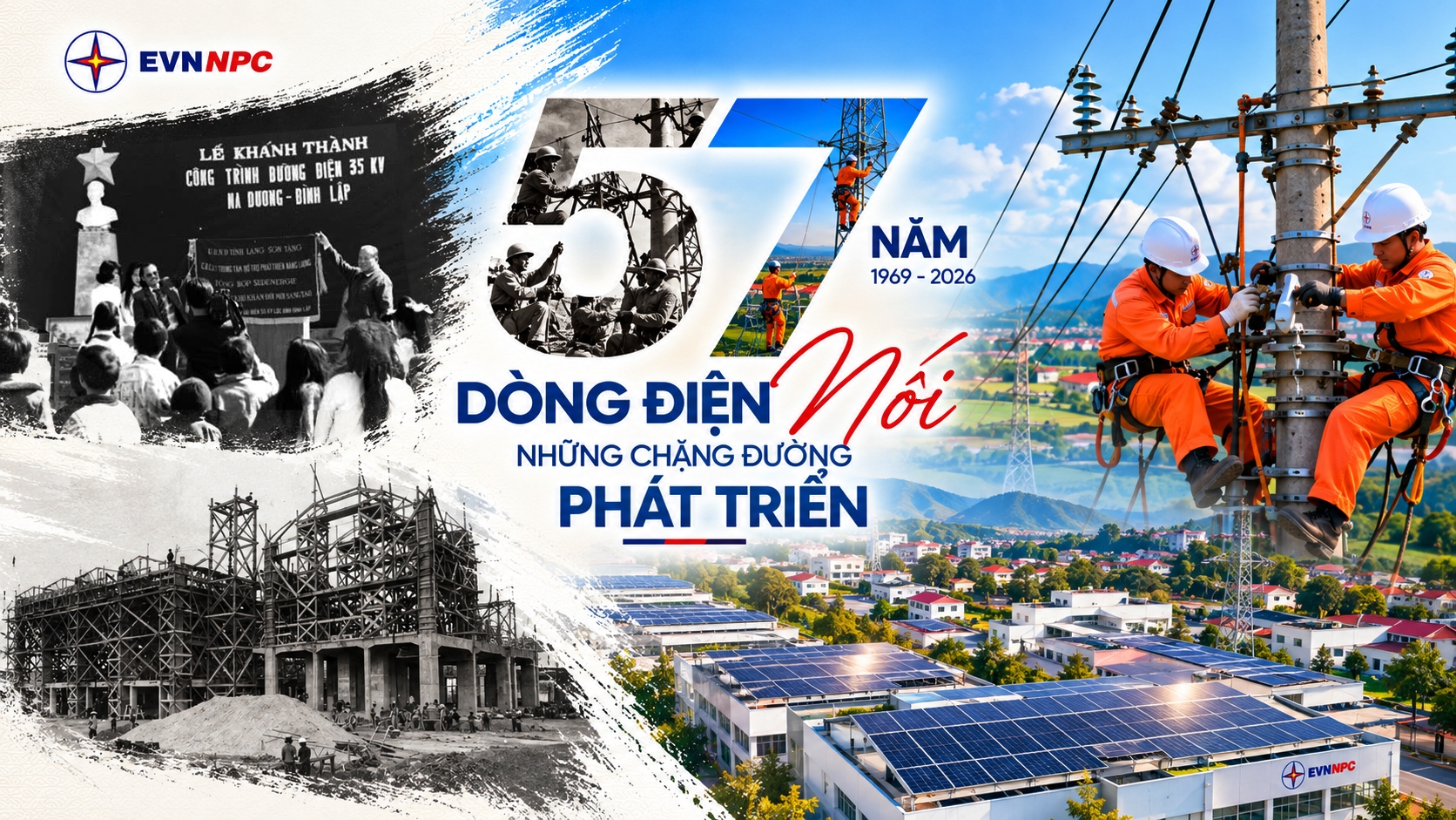 Áp Phích Kỷ Niệm 57 Năm EVNNPC