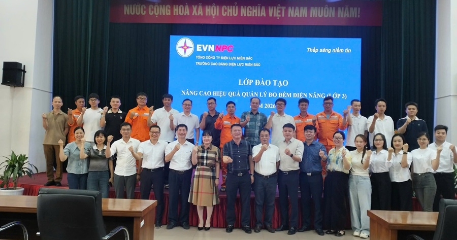 EVNNPC tổ chức lớp đào tạo nâng cao hiệu quả quản lý đo đếm điện năng năm 2026 – Đẩy mạnh chuyển đổi số và quản trị dữ liệu tài sản đo đếm