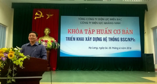 Tập huấn triển khai xây dựng hệ thống BCS/KPIs của Công ty Điện lực Quảng Ninh